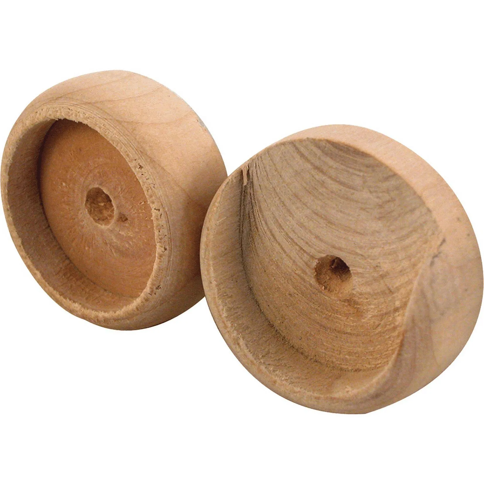 161898 Closet Pole Sockets Hardwood Fits 13/8 In. Pole 1 Set