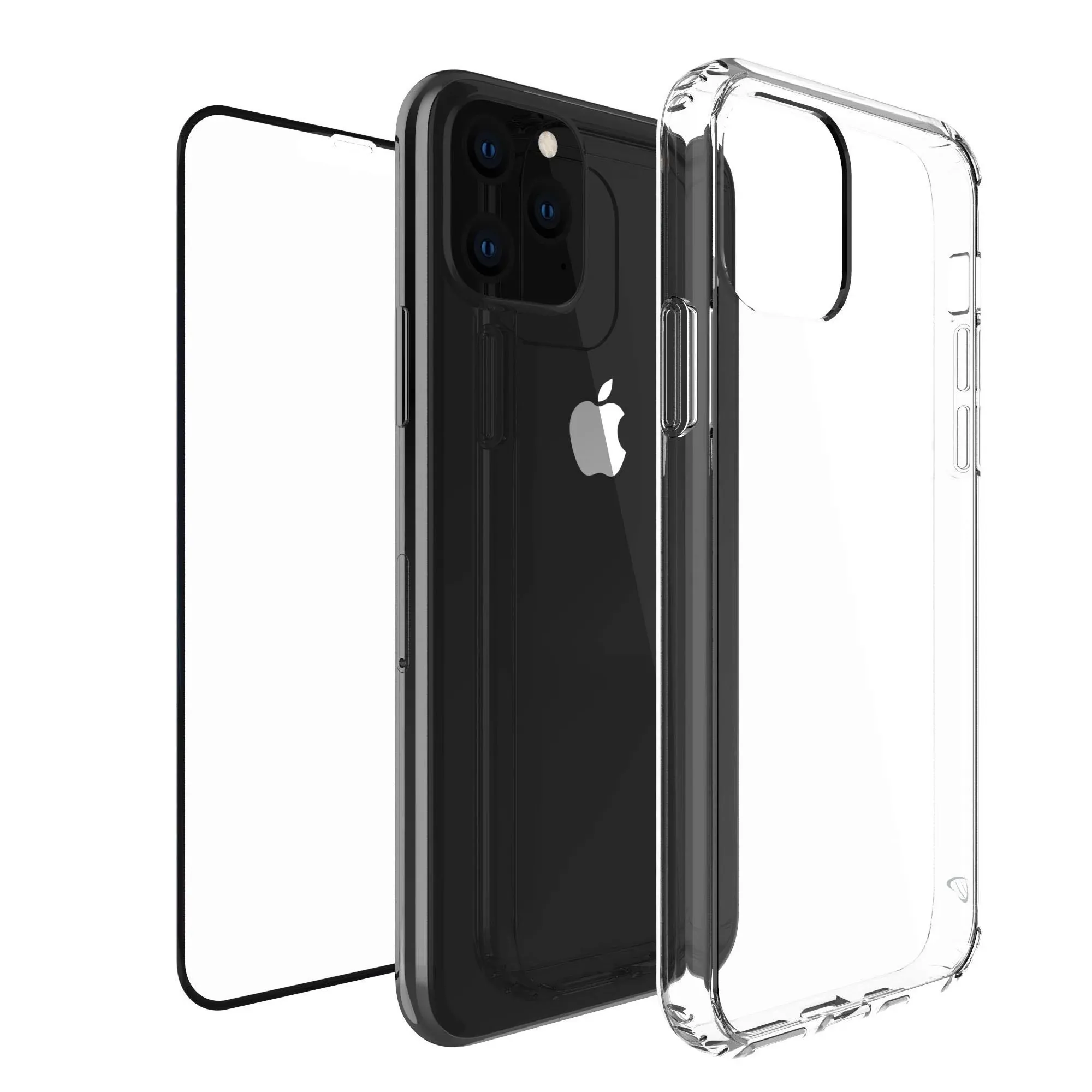 Luvvitt Clear View Case Designed for iPhone 11 Pro Max + Tempered Glass Screen ...