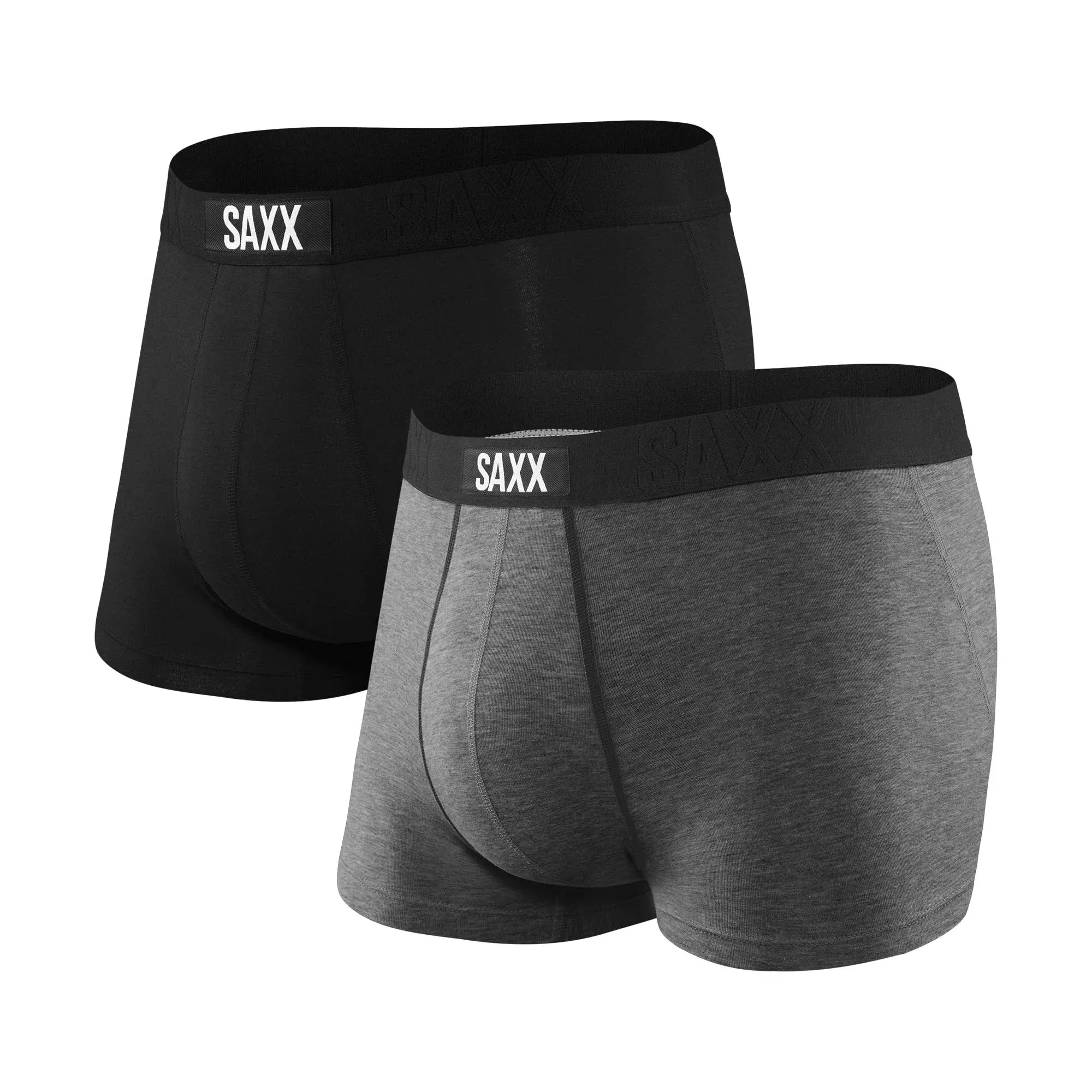 Vibe Super Soft Trunk - Black/Grey | SAXX Underwear