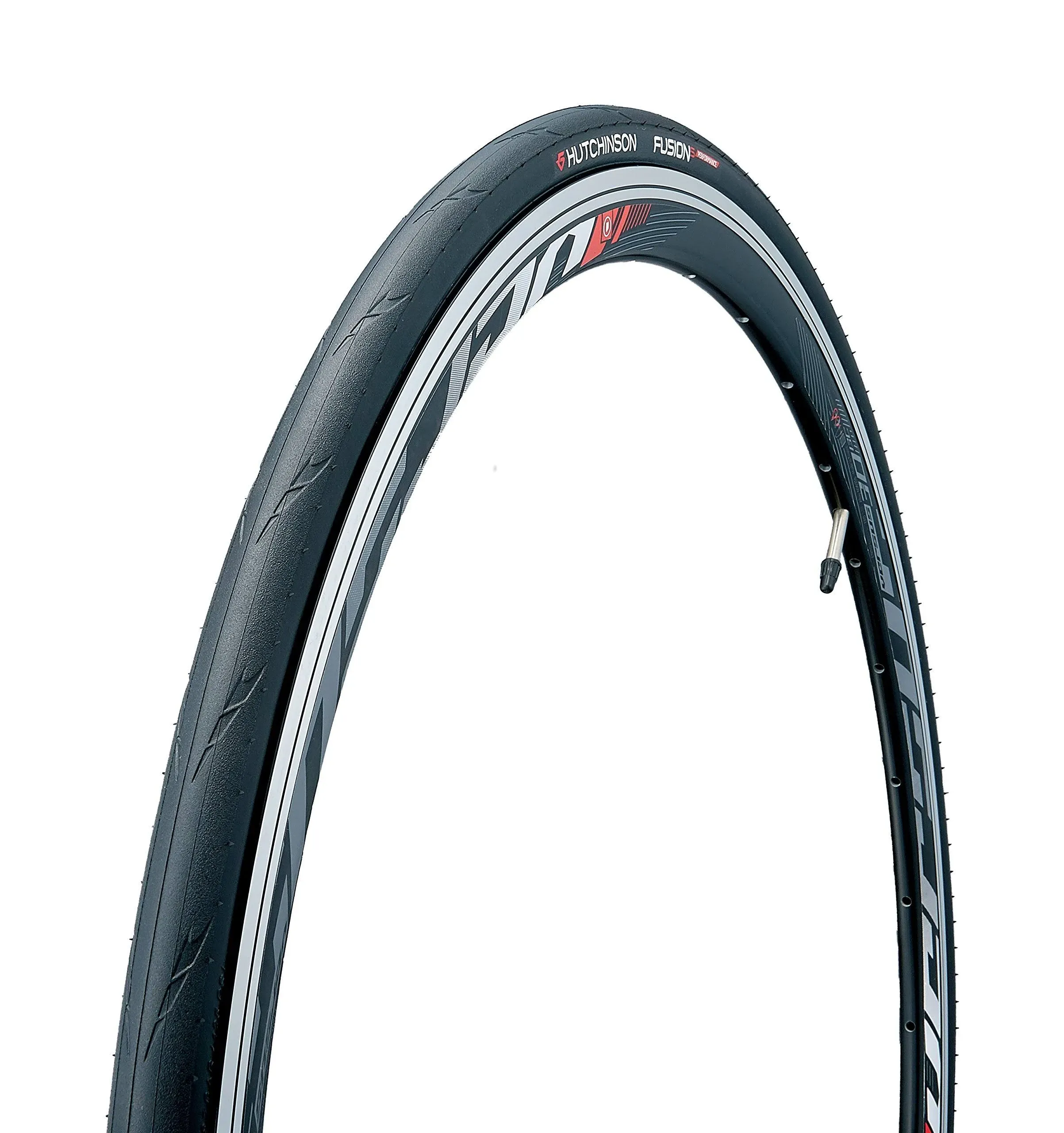 Hutchinson Fusion 5 Performance Tyre (Black, 700 x 28, TR, HS, 11S)