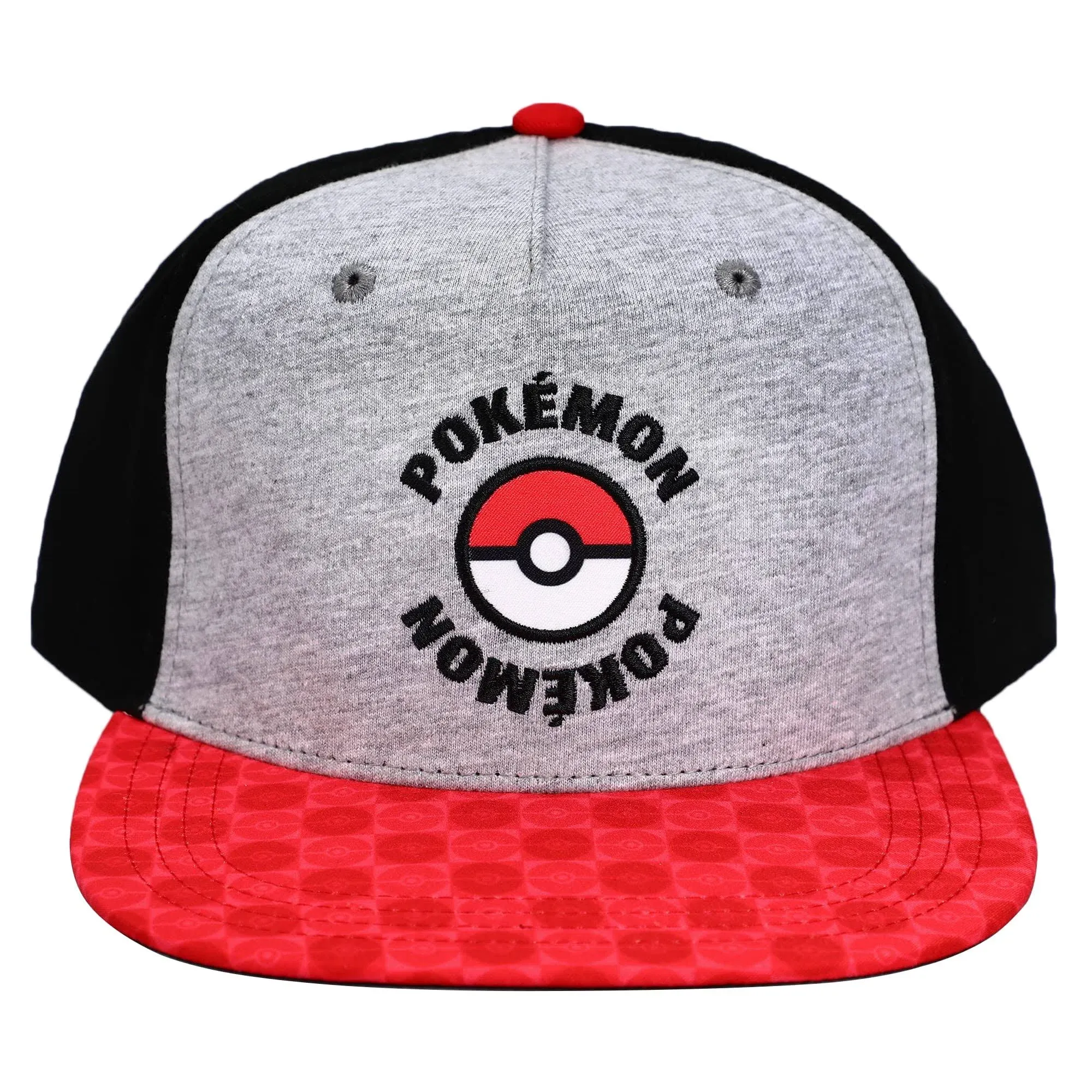 Bioworld Pokemon Pokeball Emblem Snapback Hat