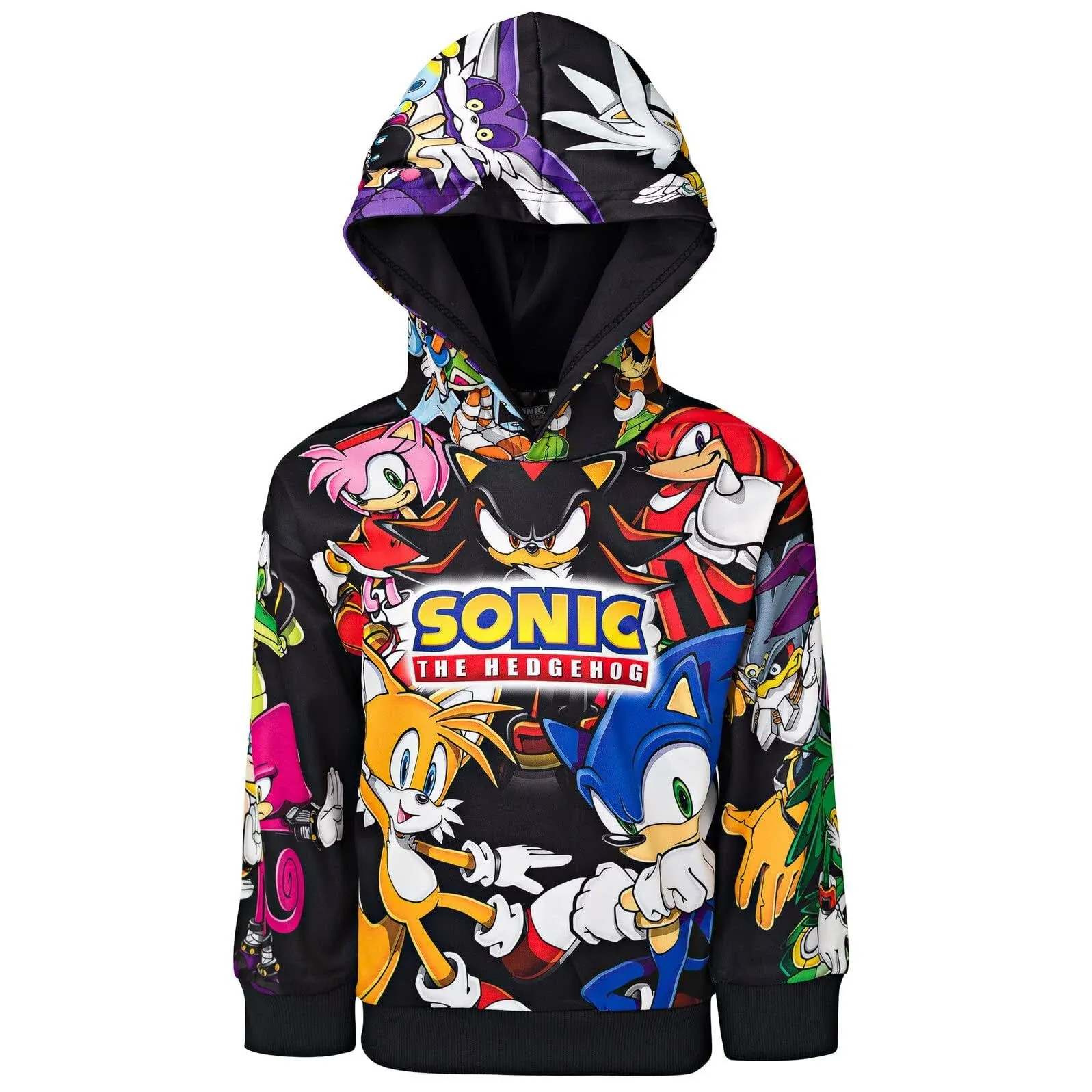 NWT Sega Sonic All over Graphic Hoodie