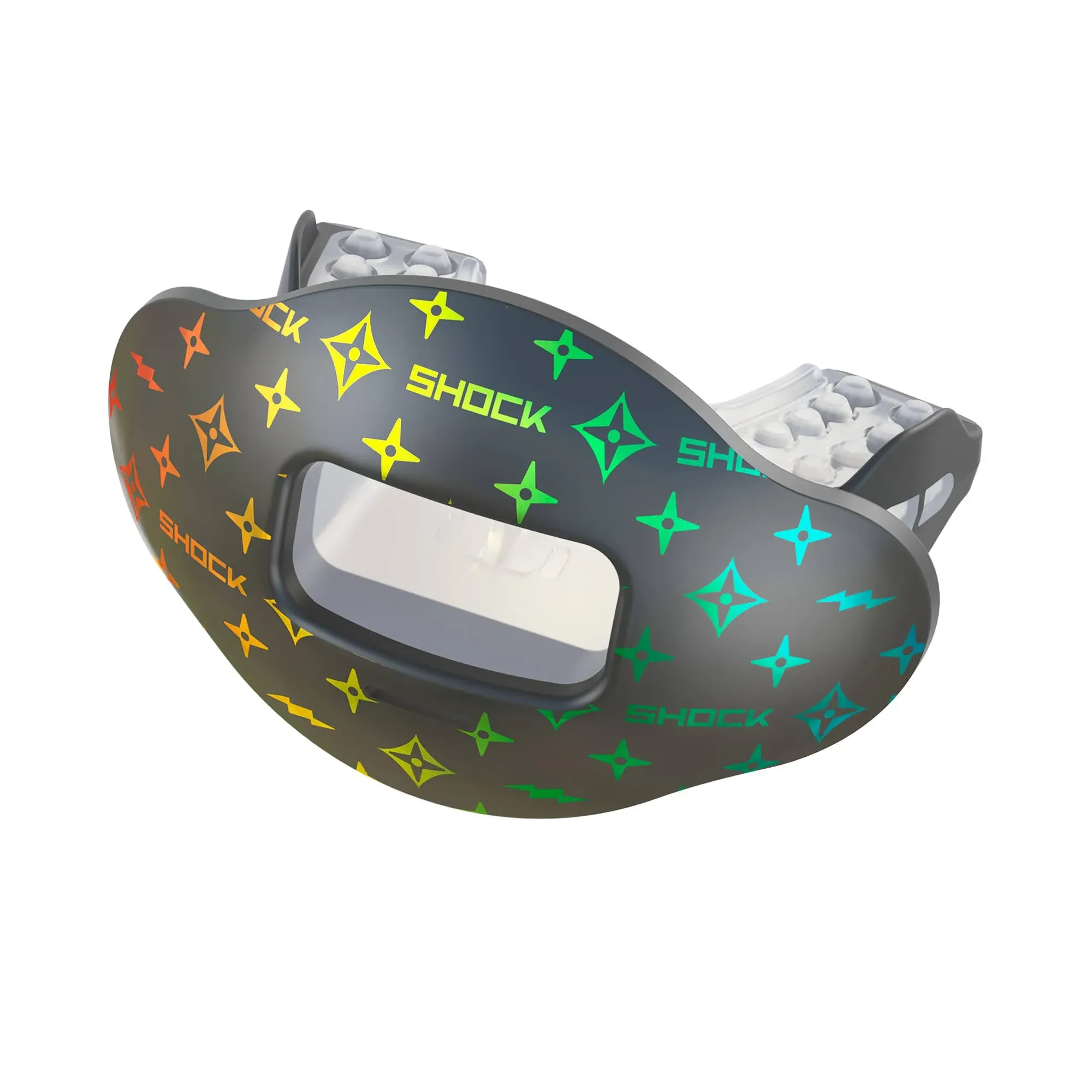 Shock Doctor Black Rainbow Lux Max Airflow Mouthguard