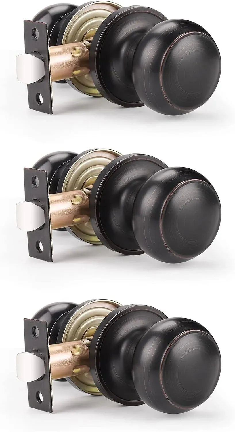 Probrico Privacy Door Knobs with Round Rosette DL609