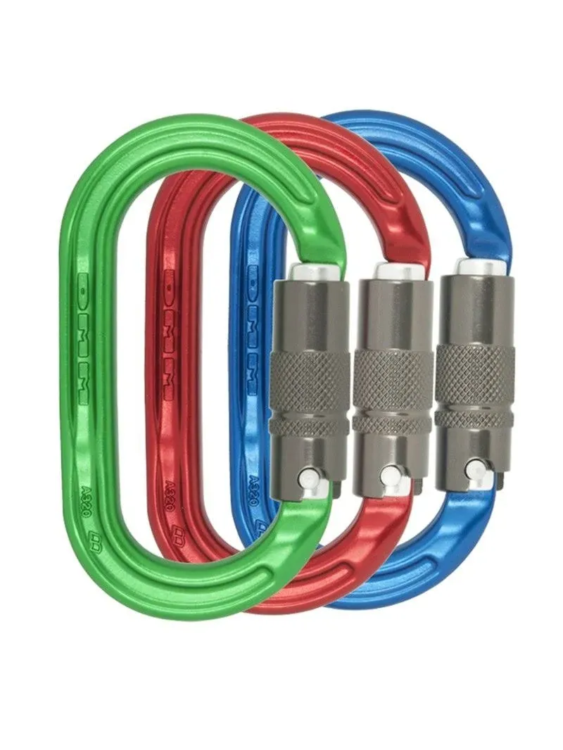 3-PACK DMM Ultra-O Range Locksafe Carabiners