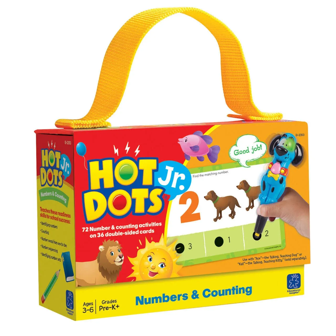 Hot Dots Jr. Card Set Numbers & Counting - Educational