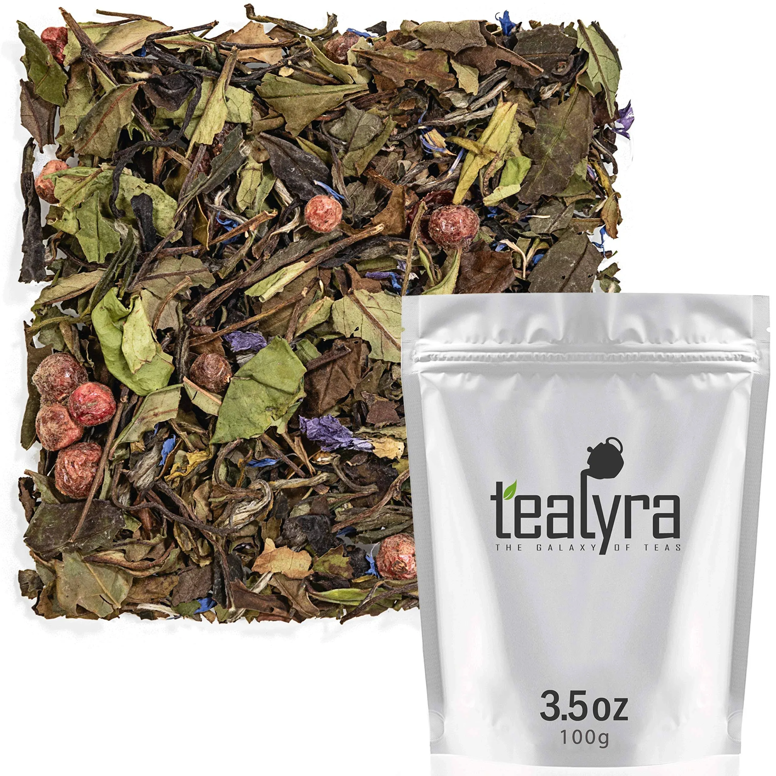 Tealyra - White Champagne - White Loose Leaf Tea - High Level of Antioxidants ...