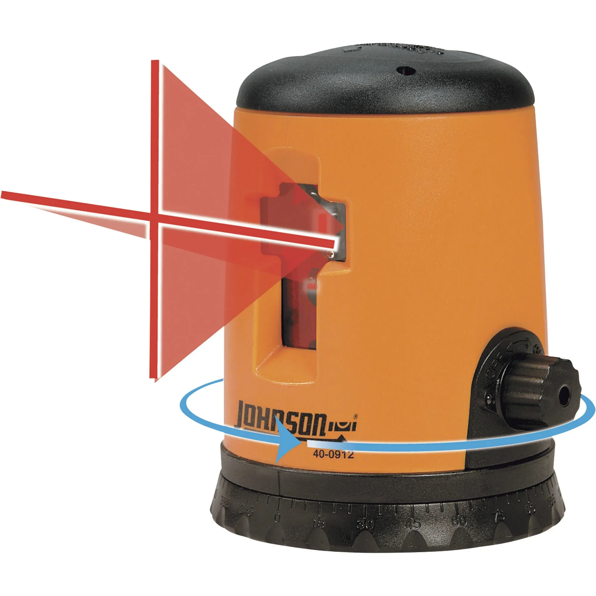 Johnson Level Self-Leveling Cross-Line Laser 40-0912