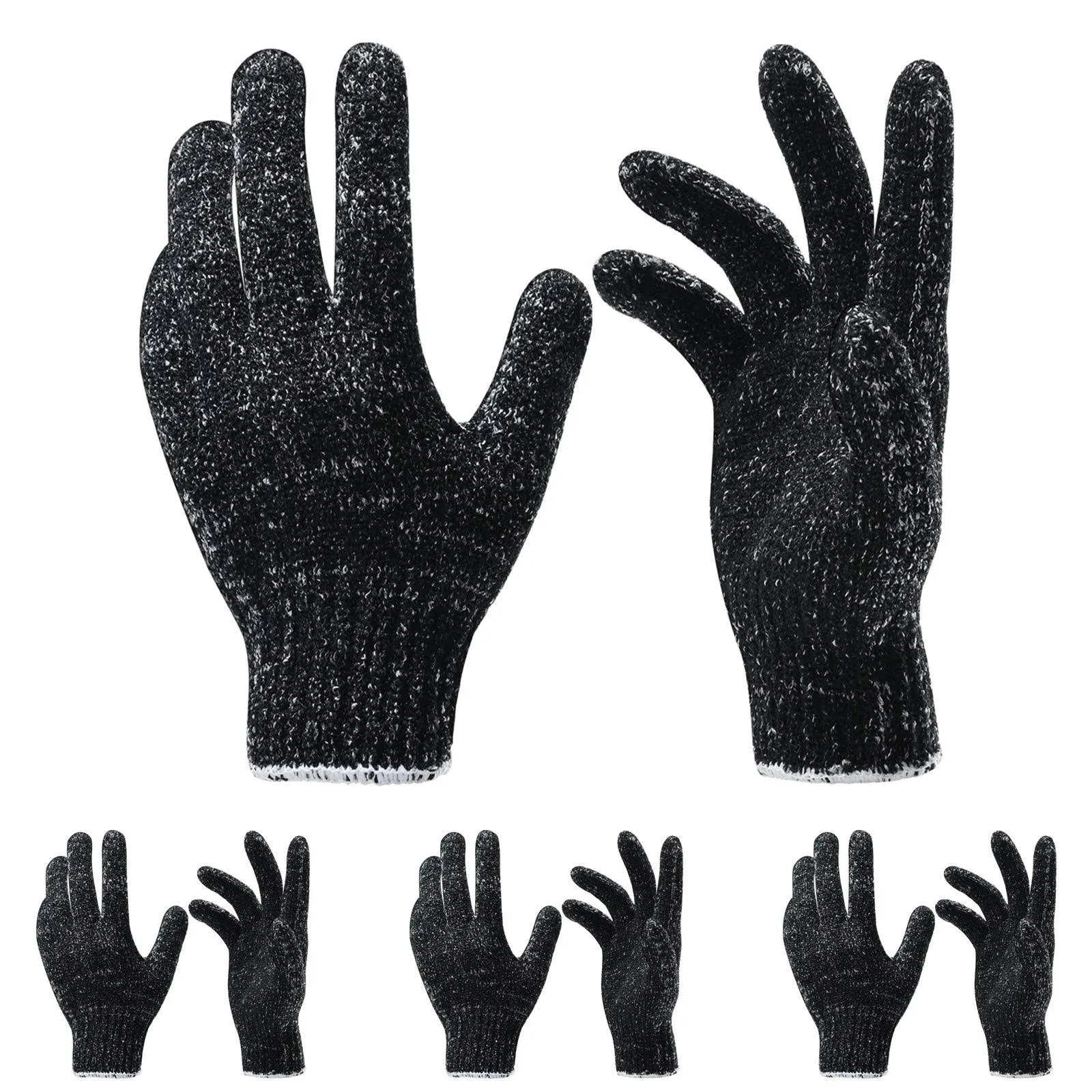 4 Pairs 8 Pcs Exfoliating Gloves for Shower - Premium Bath Gloves