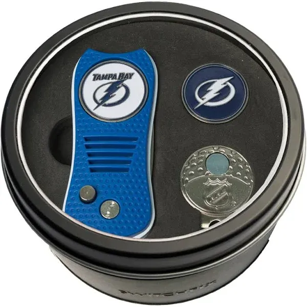 Team Golf Tampa Bay Lightning Switchfix Divot Tool, Cap Clip & Ball Marker Set