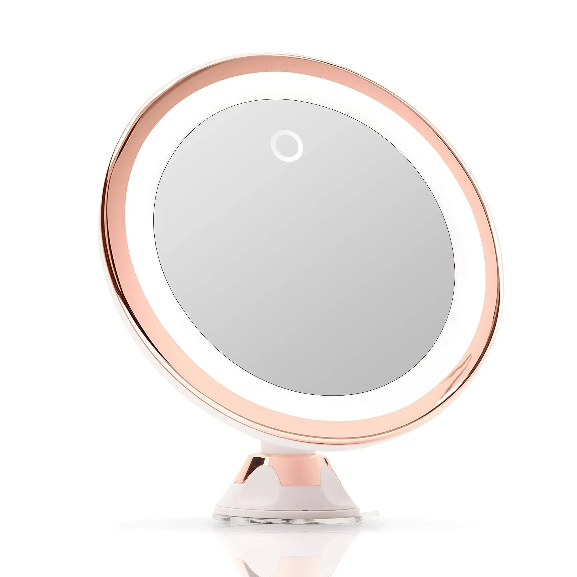 Fancii 10x Magnifying Makeup Mirror with True Natural Light and Locking Suction ...