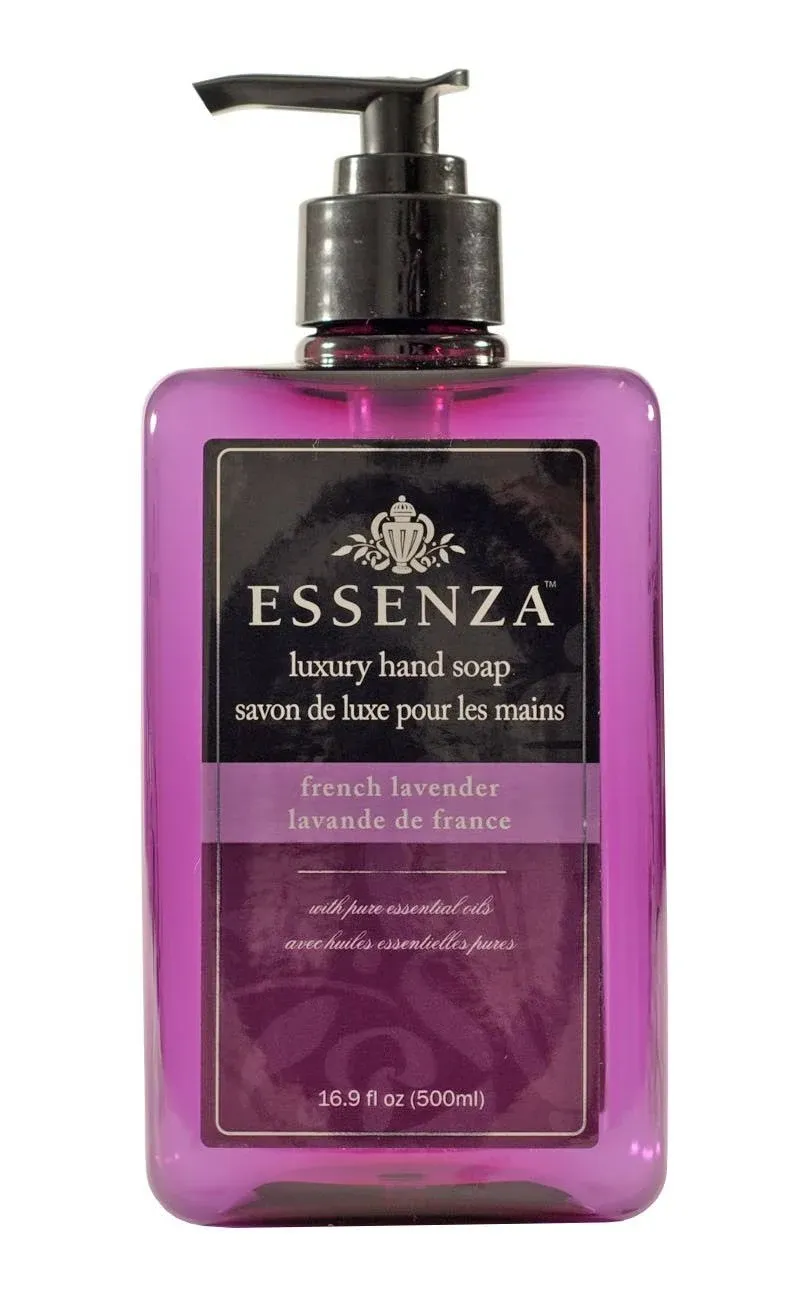 Essenza Liquid Hand Soap, French Lavender, 16.9 oz, Purple