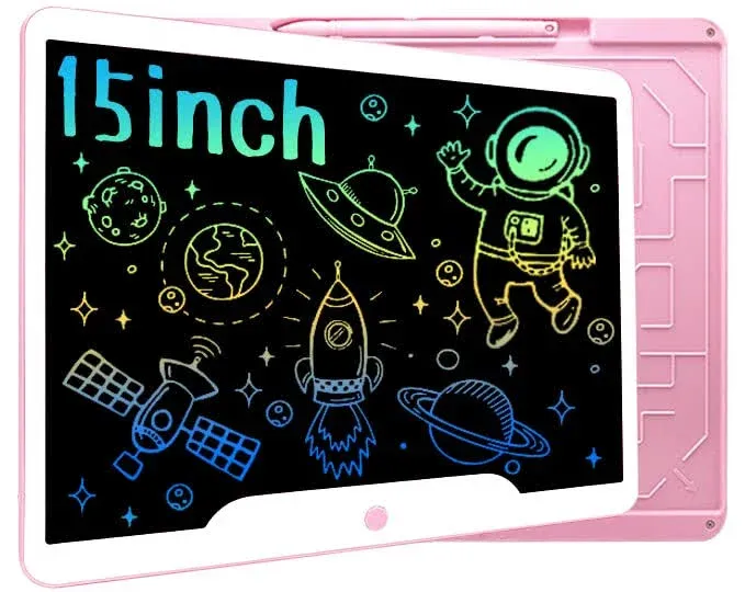 LCD Writing Tablet, Richgv 15 Inches Writing Doodle Board Electronic Digital ...