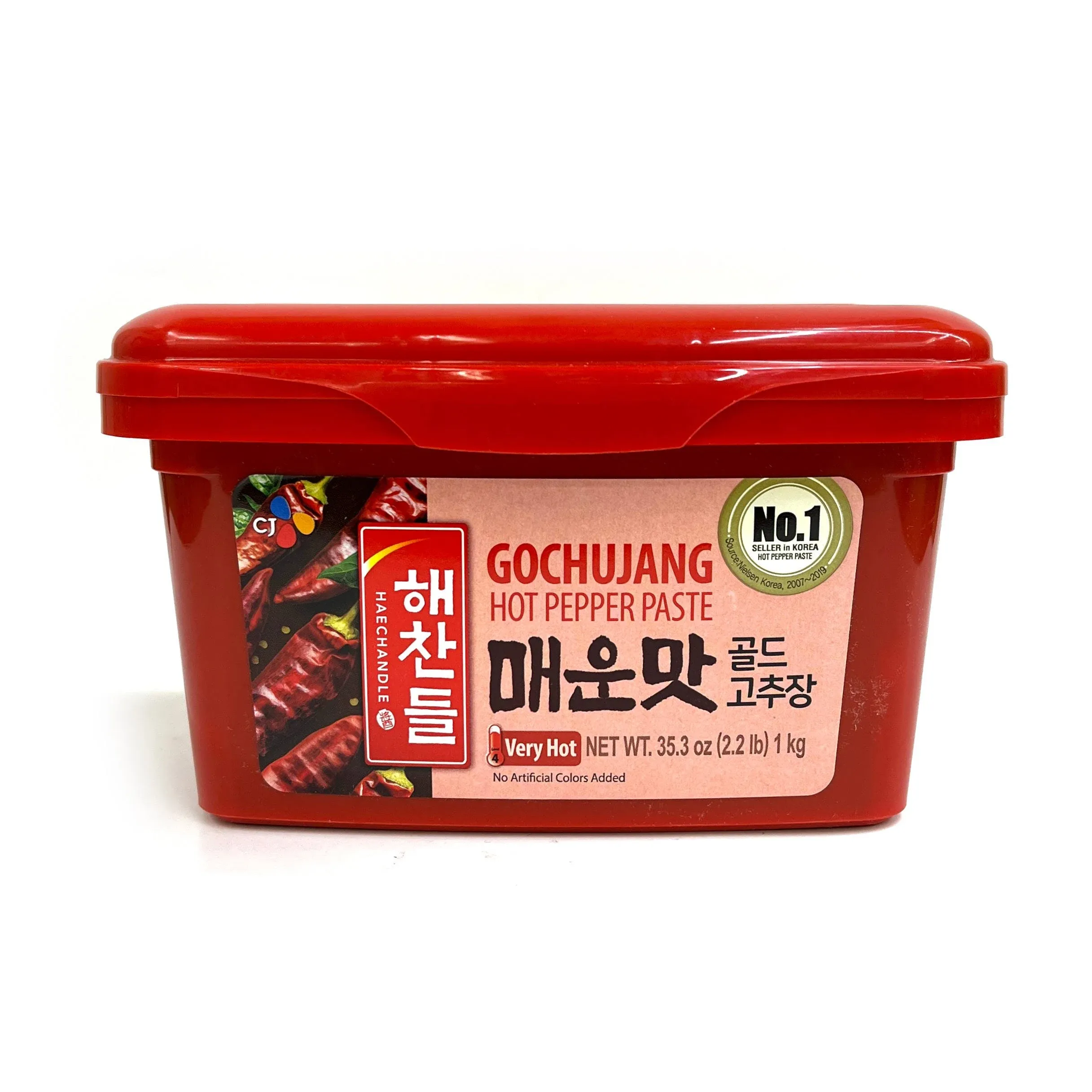 Haechandle Korean Gochujang Hot Pepper Paste, Very, 2.2 lbs/1 kg