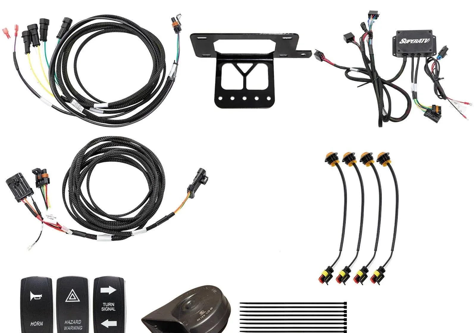 SuperATV Deluxe Plug and Play Turn Signal Kit for Yamaha Viking/ Viking VI