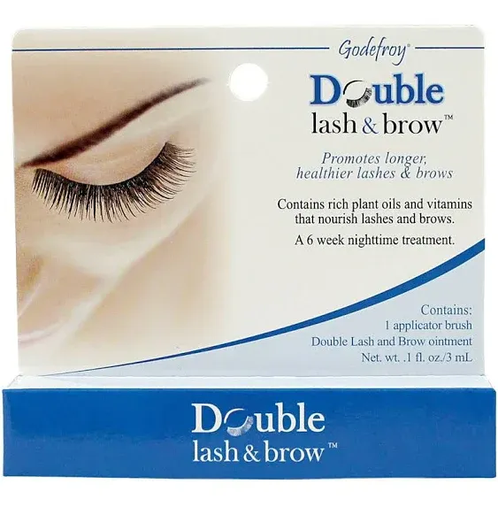 Double Lash &amp; Brow, Eyelash and Eyebrow Serum, 0.1 fl oz (3 ml)