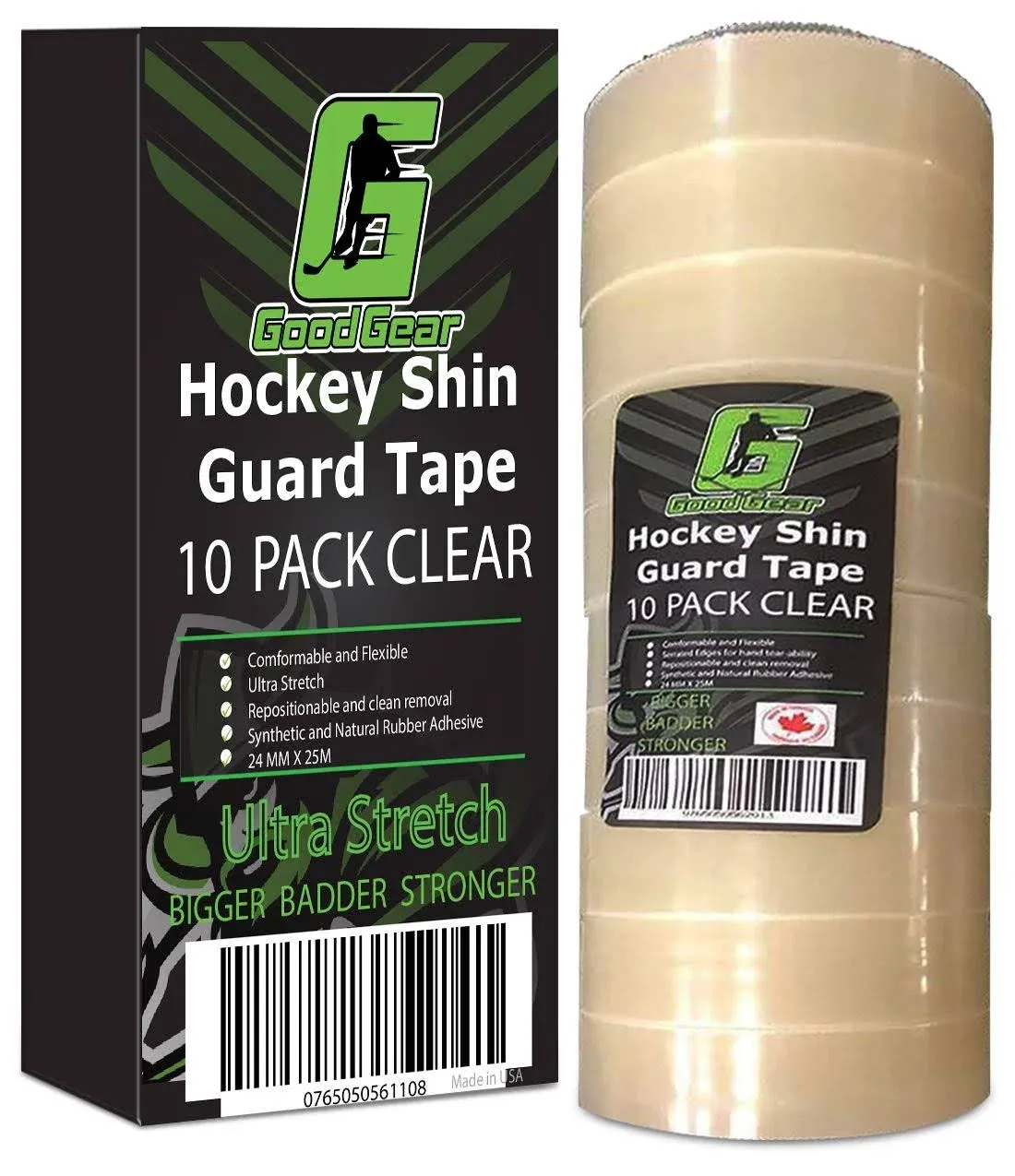 10 Pack Sports Hockey Tape Hockey Tape Good Gear Shin Guard Hockey Tape