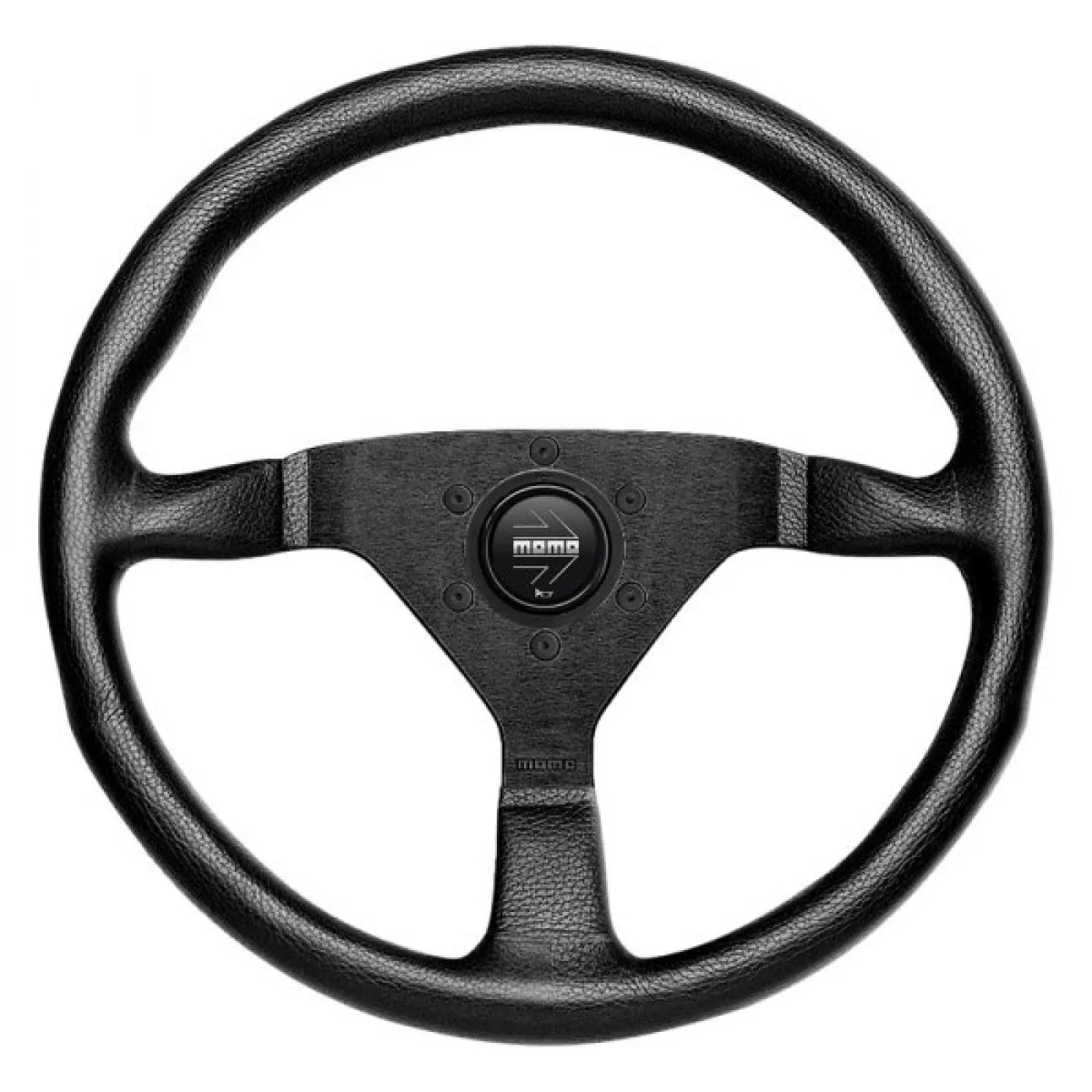 Momo Montecarlo Steering Wheel 320 mm - Black Leather/Black