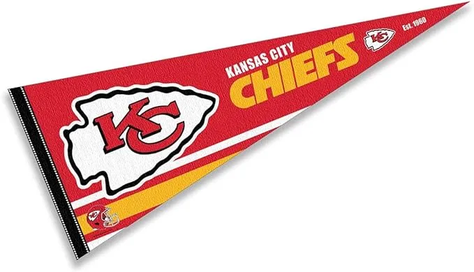 KC Chiefs Pennant Flag