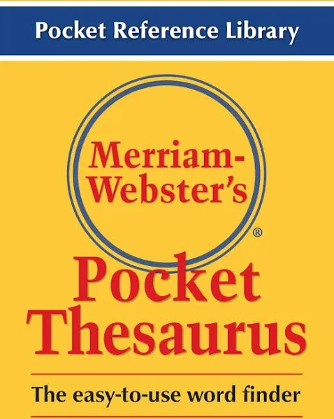 Merriam-Webster's Pocket Thesaurus [Book]