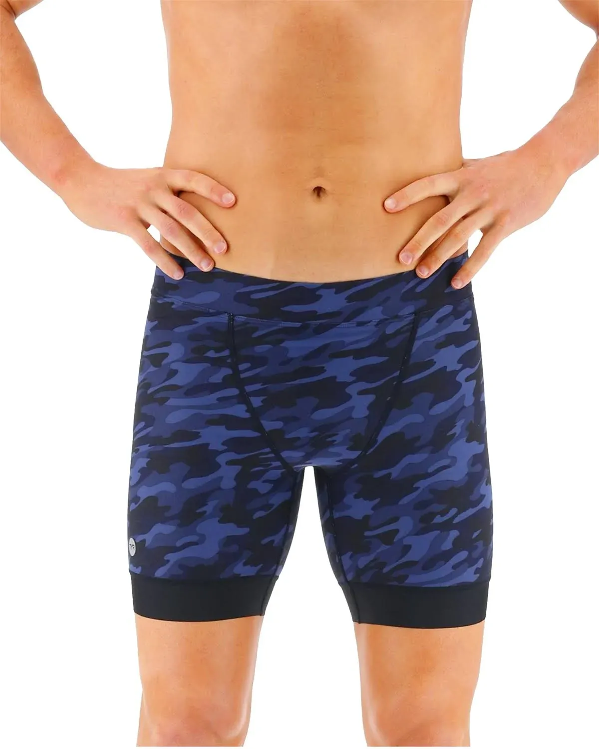 TYR Sfcm7a Men's Midnight Camo Jammer Swimsuit - Navy, 36