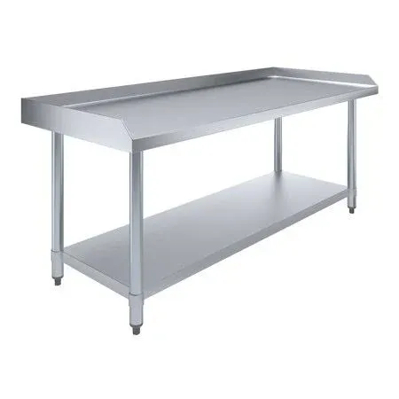 Amgood 24 inch x 60 inch Stainless Steel Equipment Stand | Height: 24 inch ...