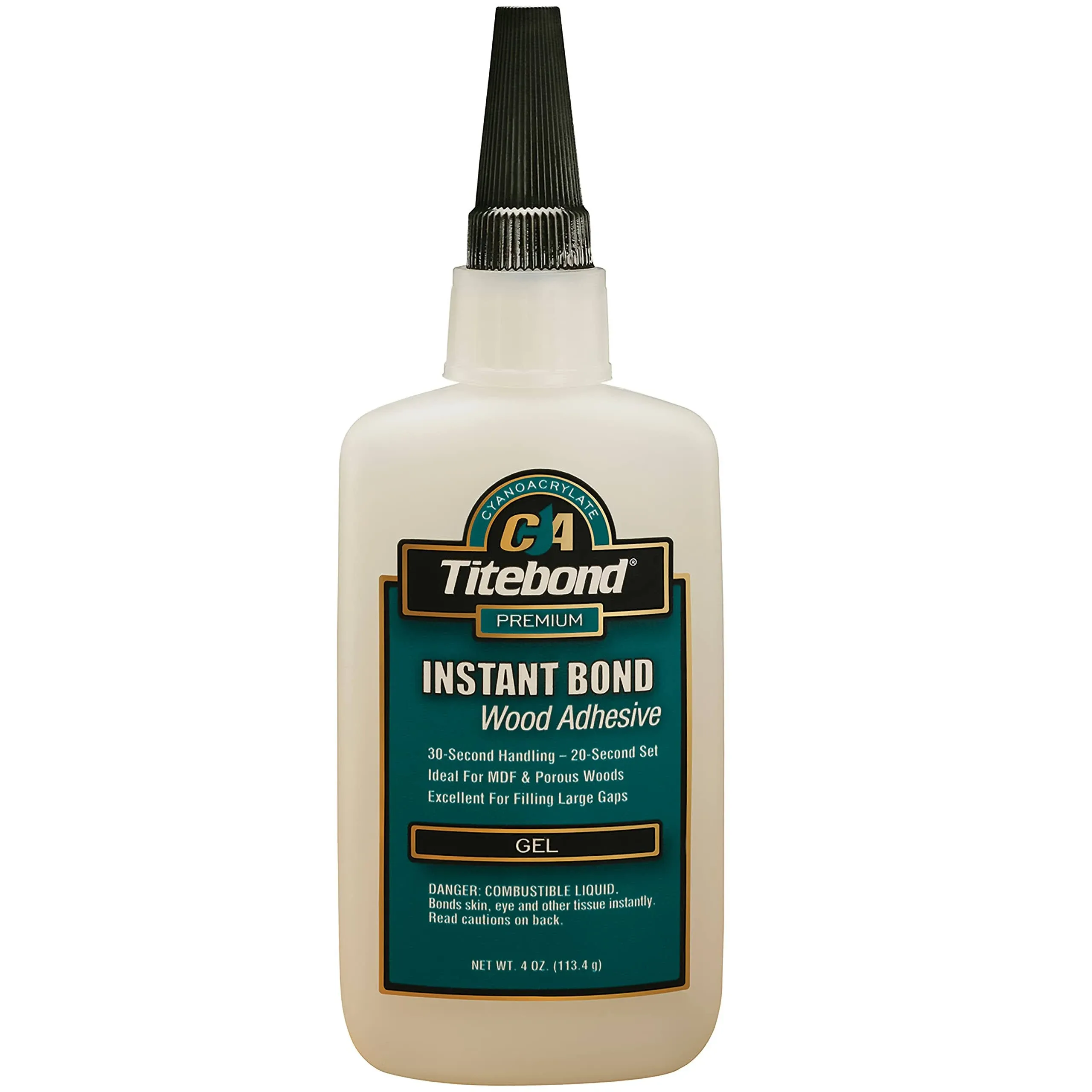 Rockler Titebond Instant Bond Wood Adhesive Gel, 2 oz Bottle