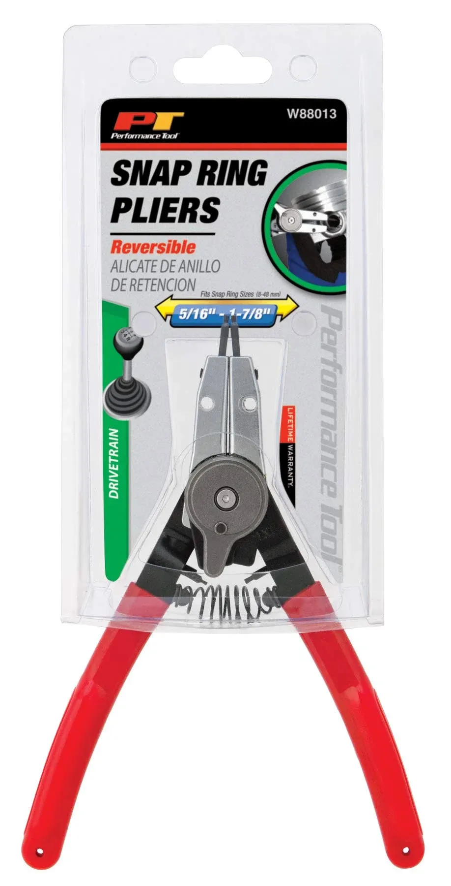 Performance Tool Reversible Snap Pliers, Model# W88013