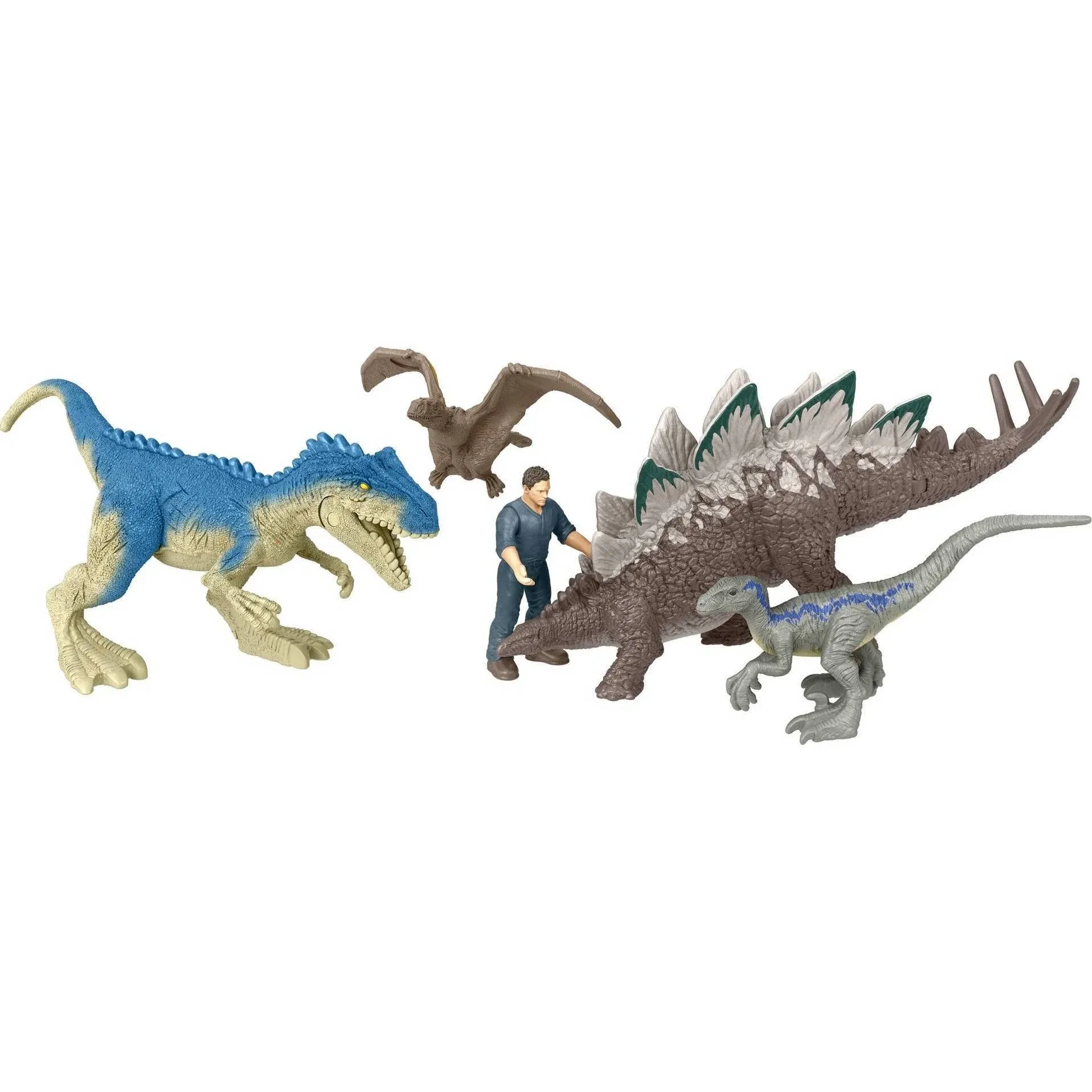 Mattel Jurassic World Dominion Minis Chaotic Cargo Pack Allosaurus Mini Dinosaur