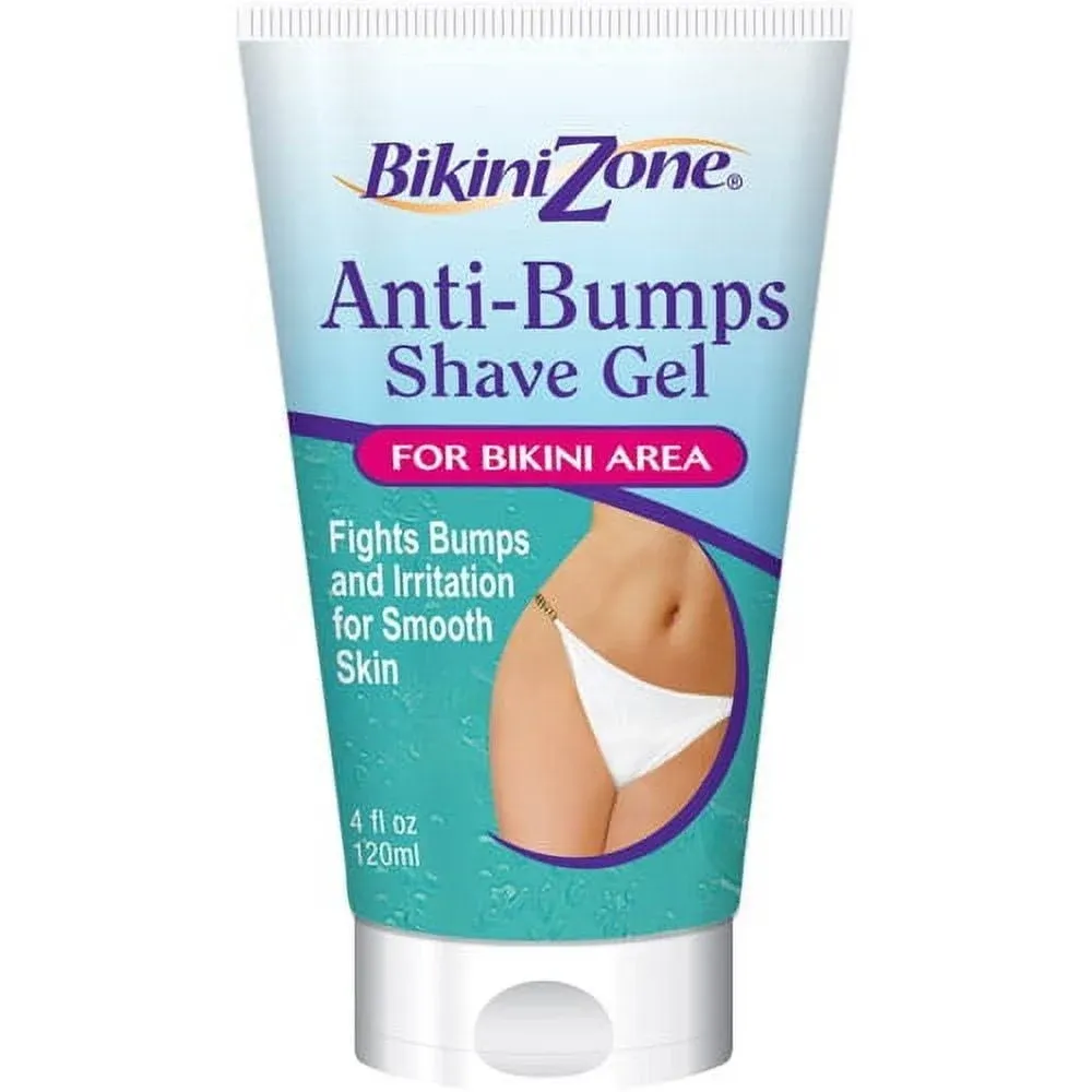 Bikini Zone Anti-Bumps Shave Gel Sensitive Areas Smooth Condition Protect Gentle