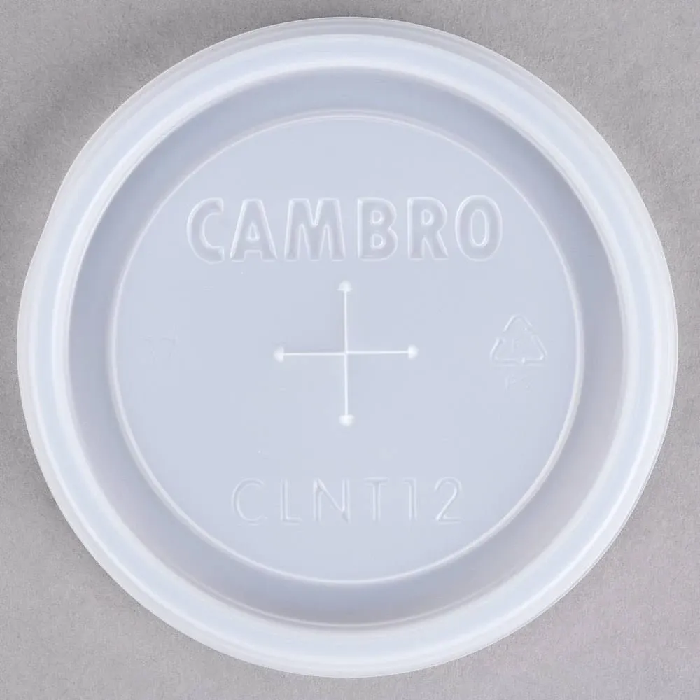 Cambro CLNT12190 - Disposable Lid Newport Tumbler NT12