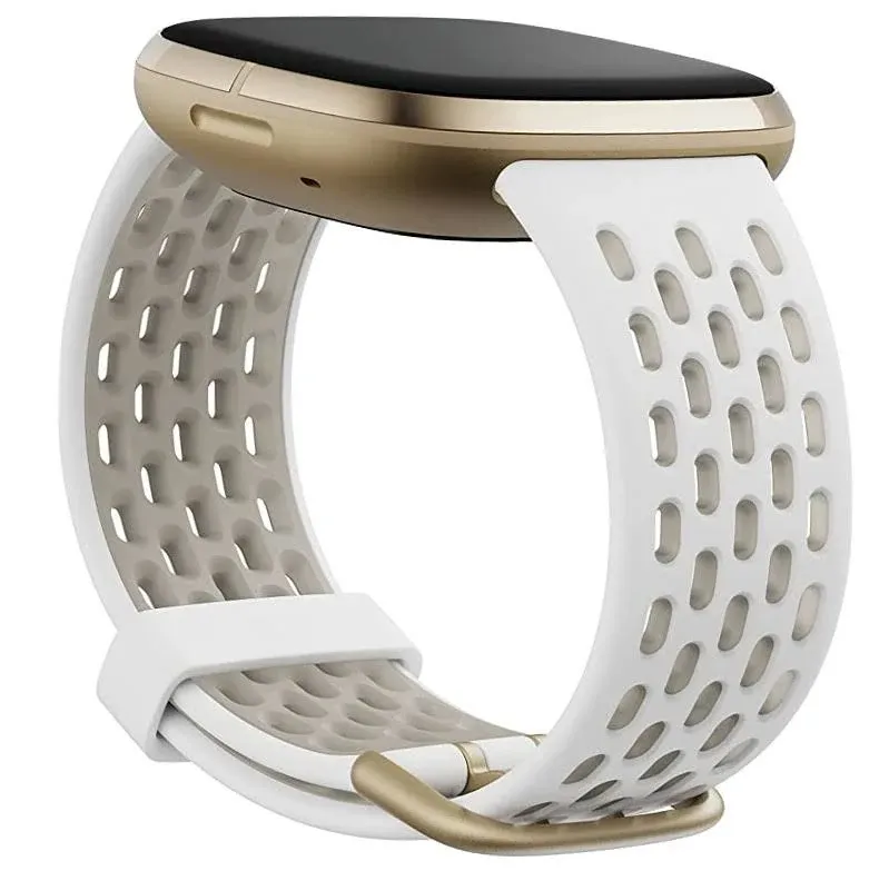 Google Fitbit Sport Bands for Fitbit 24mm Attach, Frost White / Lunar White (FB174SBWTS)