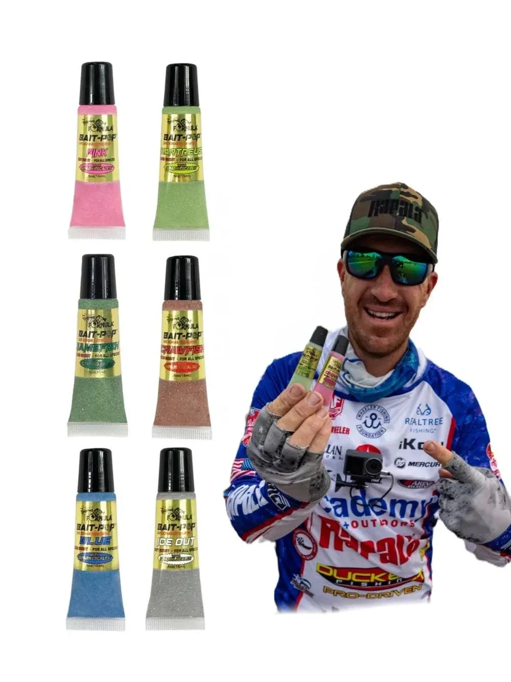 Bait Pop Fish Formula - .5oz Tube Game Fish - GFP002HT