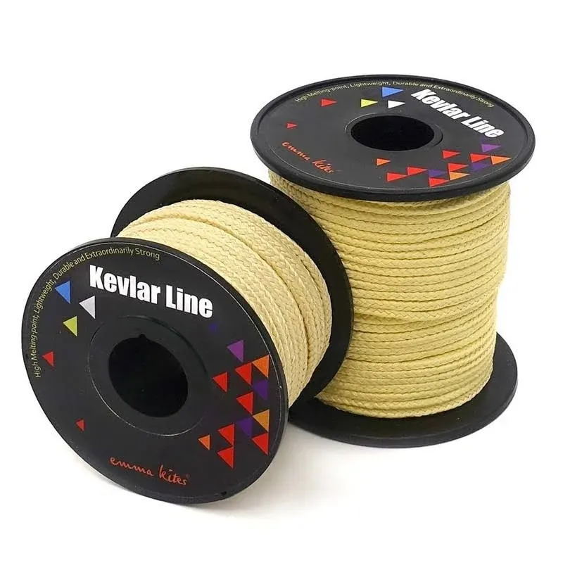 Emma Kites 100% Kevlar Braided String Utility Cord 100ft 250lb High Strength ...