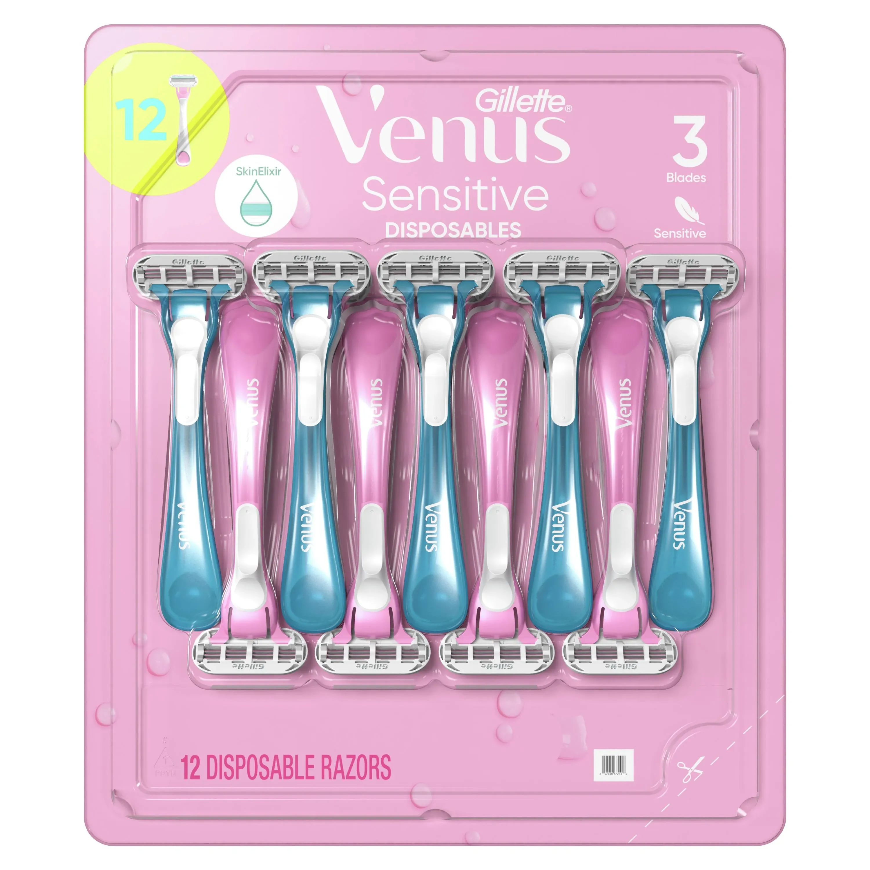 Gillette Venus Sensitive Disposable Razors (12 Ct.)