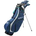 Wilson Women's Magnolia Cart Bag Complete Set RH Navy Standard