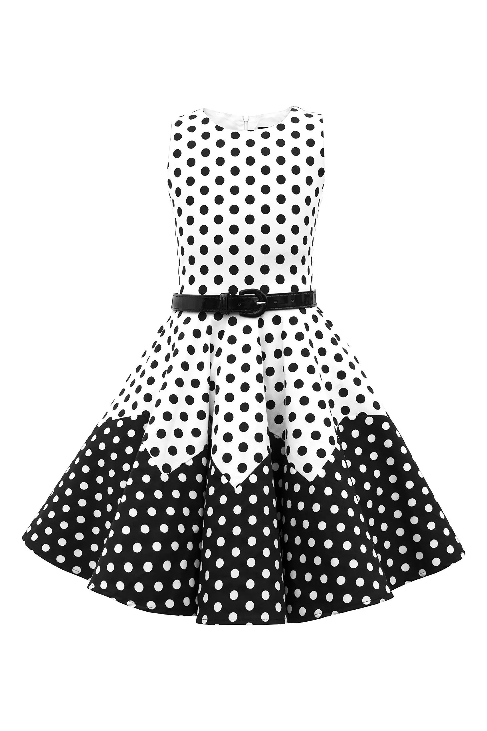 BlackButterfly Kids Audrey Vintage Polka Dot 50's Girls Dress