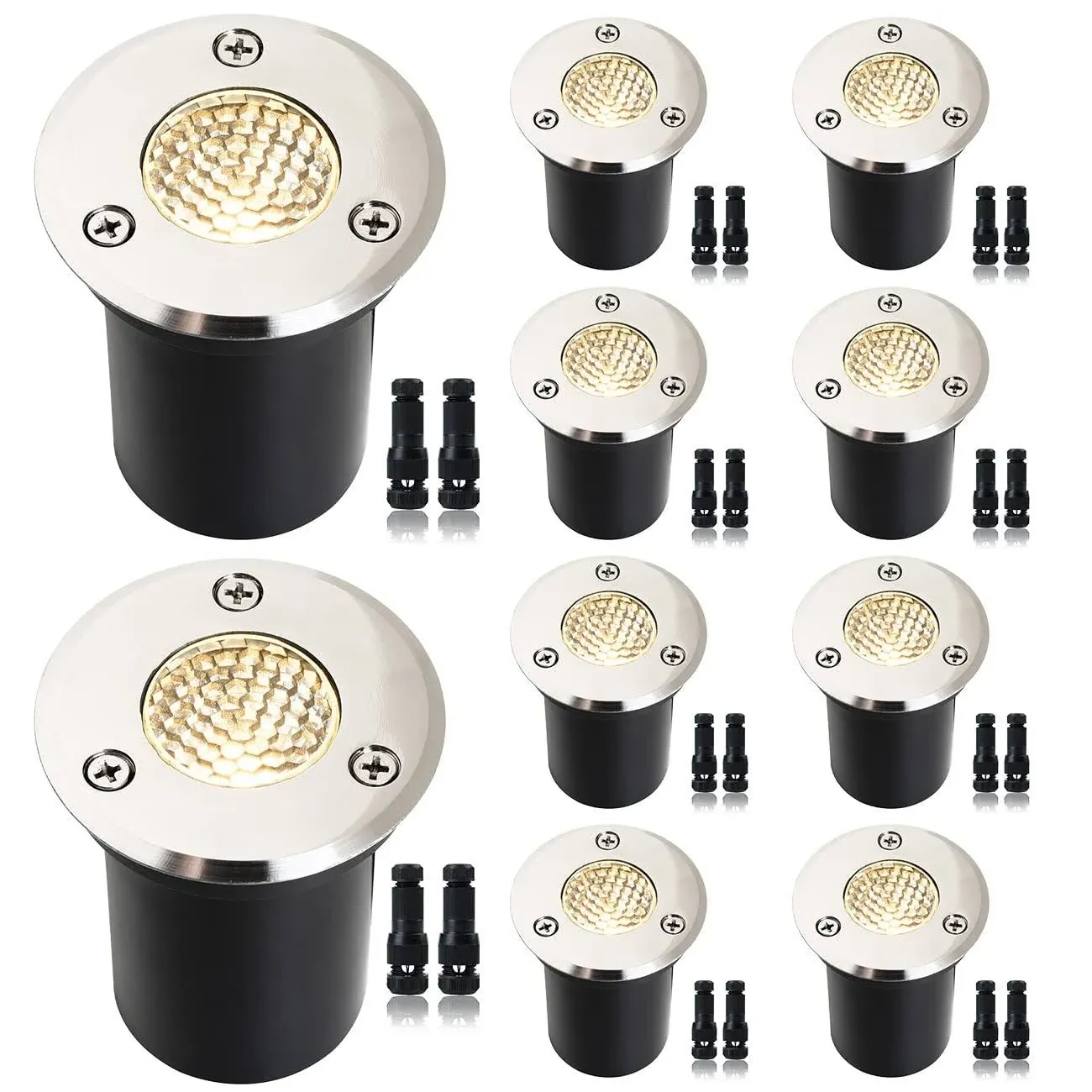 Eaglod 3w Led Well Lights Low Voltage Landscape Lights12v24v Outdoor In Ground L