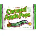 Tootsie Caramel Apple Pops 9.4oz Bag of green apple candy + rich creamy caramel