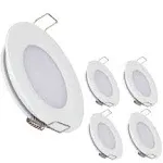 acegoo RV Boat Recessed Ceiling Light 4 Pack Super Slim LED Panel Light DC 12V