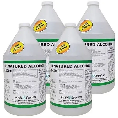 Denatured Alcohol (Ethanol) 190 proof / 2 Gallon Case