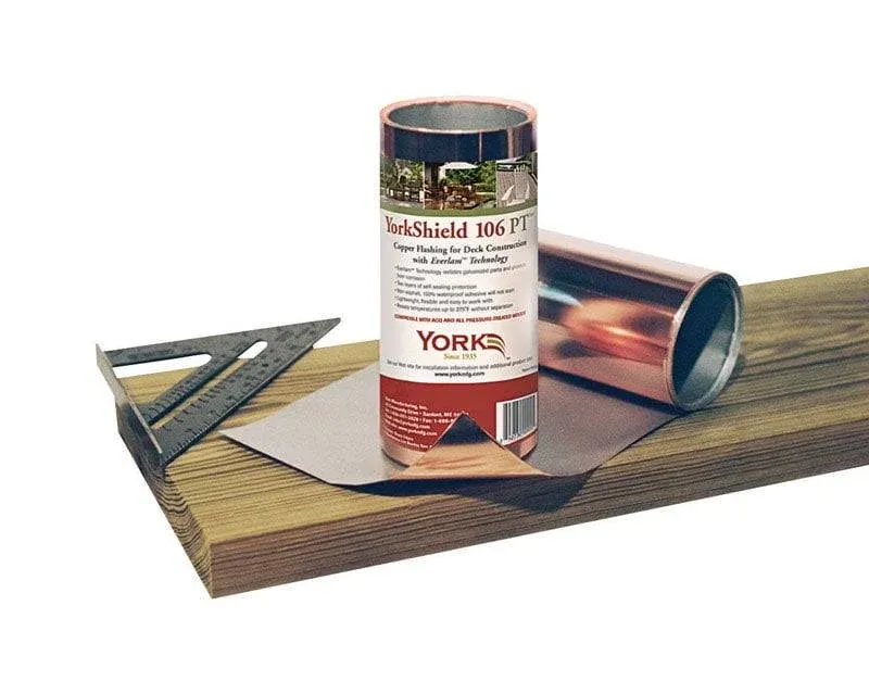 York 5994041 12 in. x 240 in. Copper Copper Roll Flashing