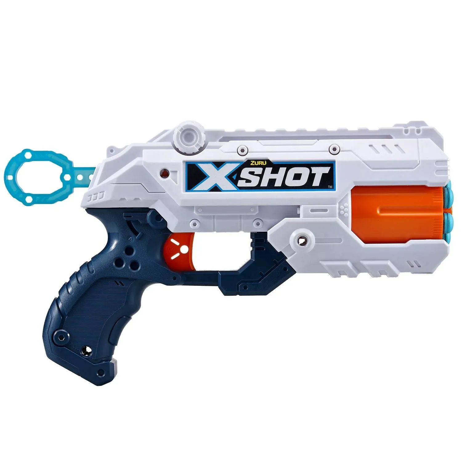 X-Shot Excel Double Reflex 6 Foam High-Performan<wbr/>ce Auto-Rotating Dart Blaster