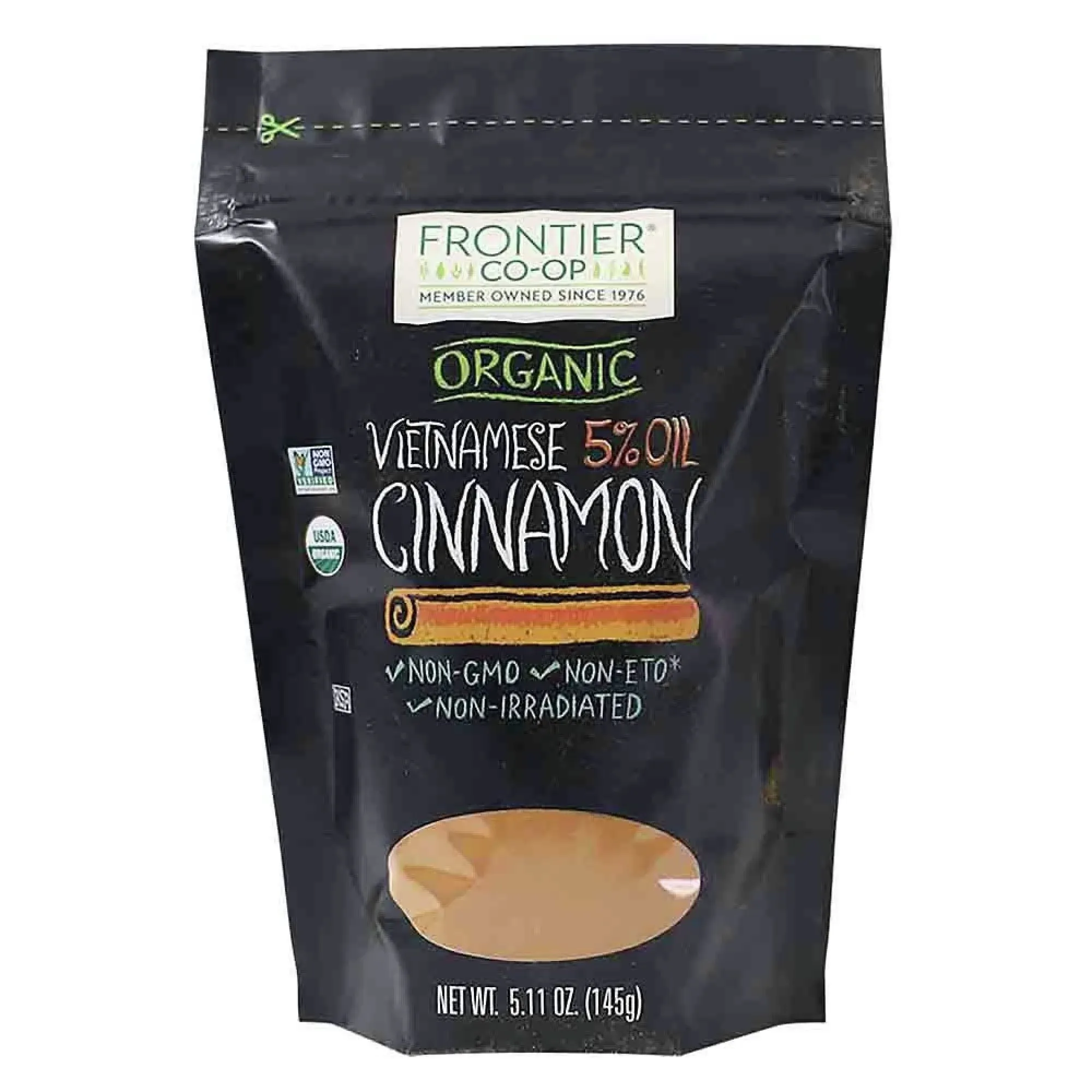 Frontier Coop, Organic Vietnamese Cinnamon, 5.11 Oz