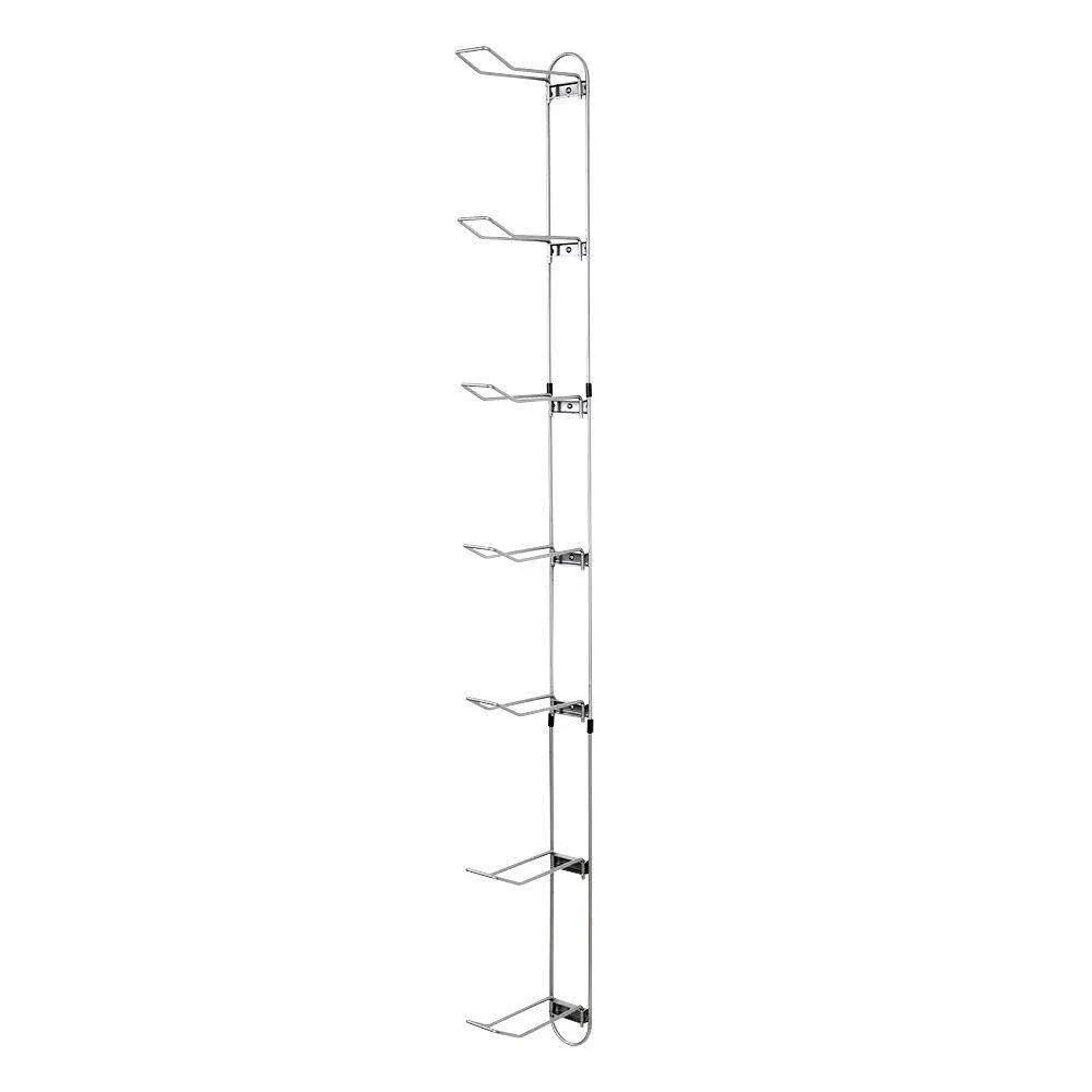 Sturdy Wire Metal Hanging Rack Storage For Balls Garage 7 Tiers Rust Proof 20lbs