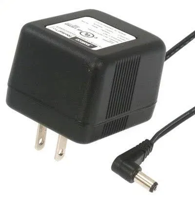 AC to AC Wall Adapter Transformer 14 Volt @ 850mA Black Right angle 2.5mm Female Plug