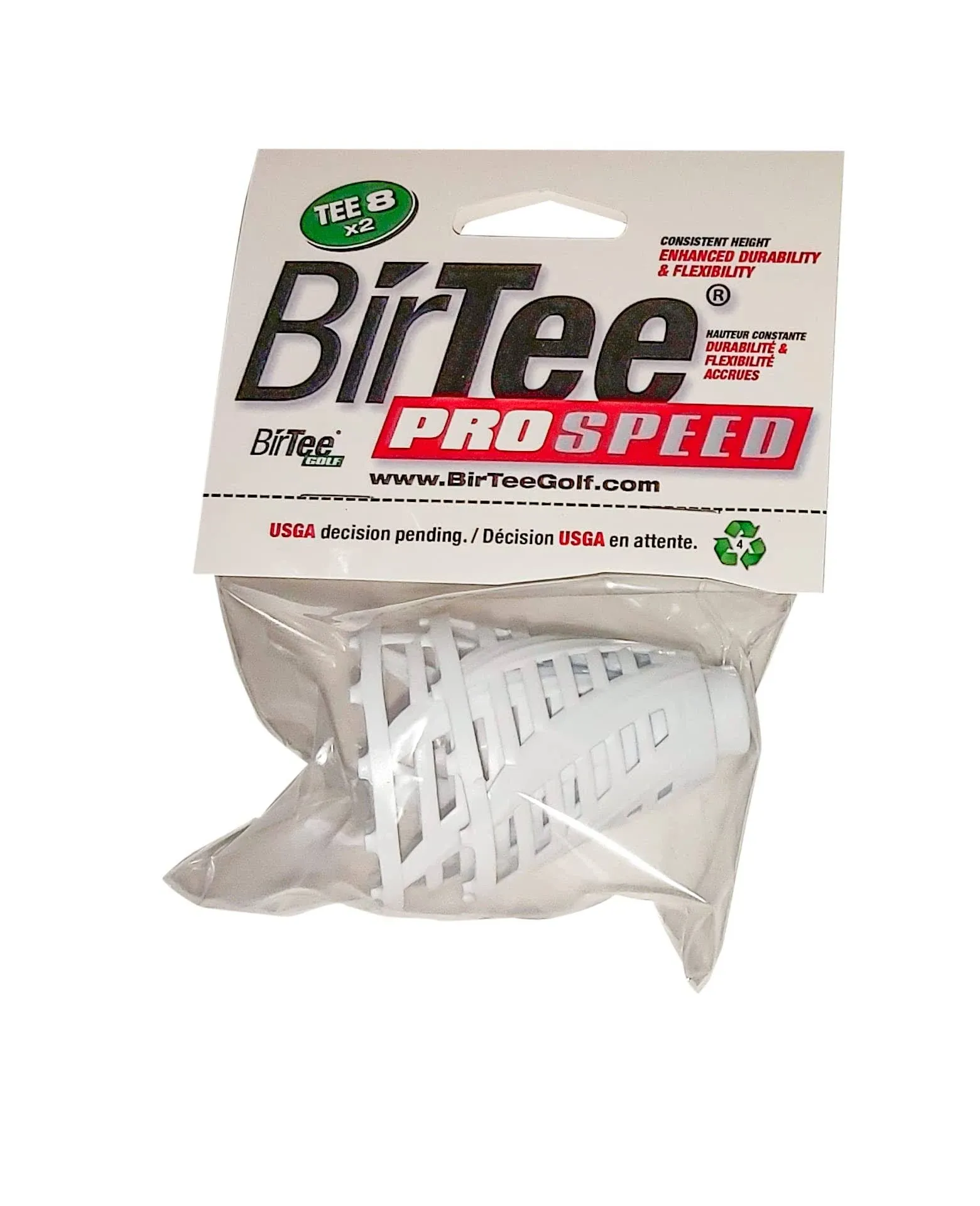 BirTee Golf Tees - Pro Speed Version with Enhanced Durability - Size #8 (2 ...