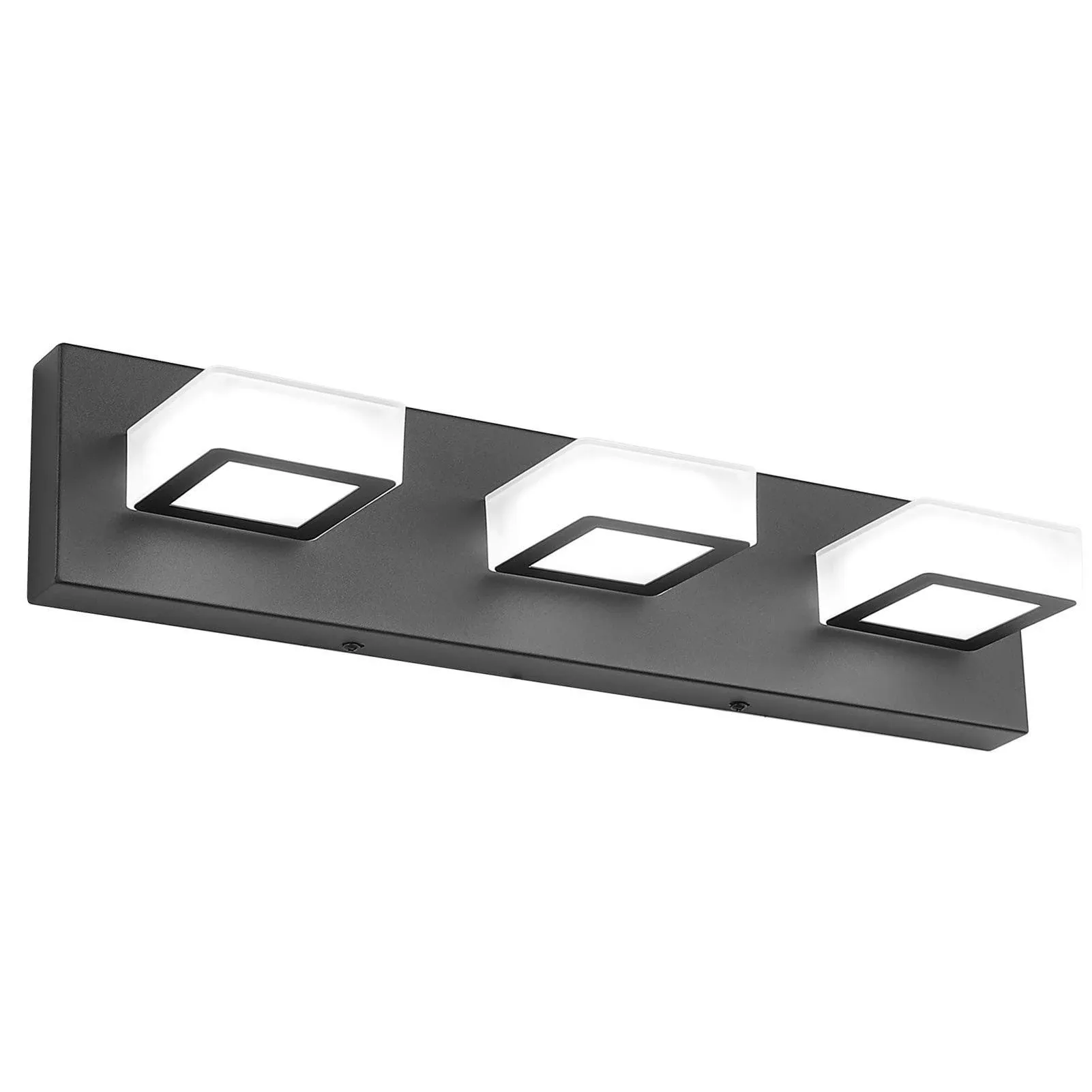 Bathroom Vanity 3 Lights Modern Crome Ralbay LED Wall Lighting Fixtures