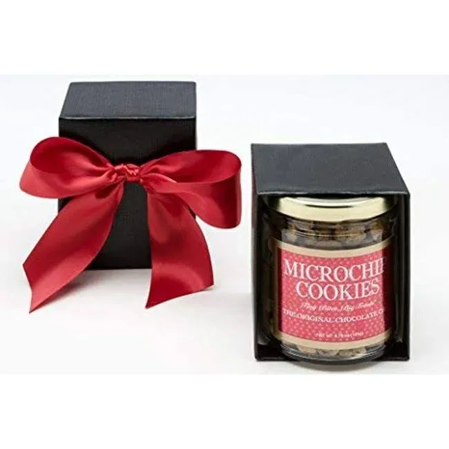 "The World's Tiniest, Most Irresistible Chocolate Chip Cookies - Give The Gift Of Gourmet Microchips - 5oz Fresh Mini Cookies In Gift Box - Small Batch Handmade In Texas"