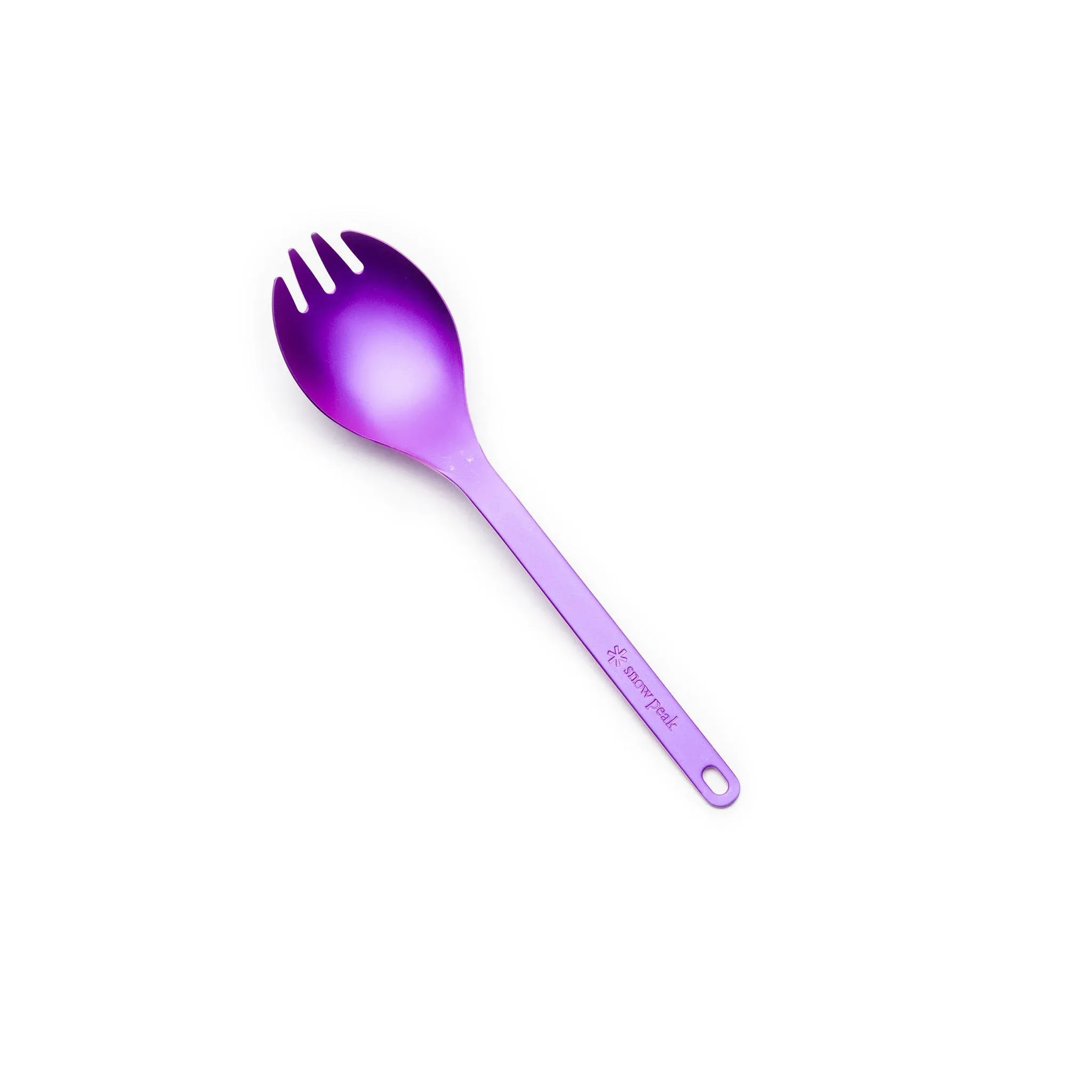 snow peak(snow peak) Titanium split spoon purple SCT-004PR